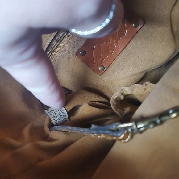 Patricia Nash Luzille Brown Leather Tote Backpack Distressed Leather Finish - Picture 9 of 16